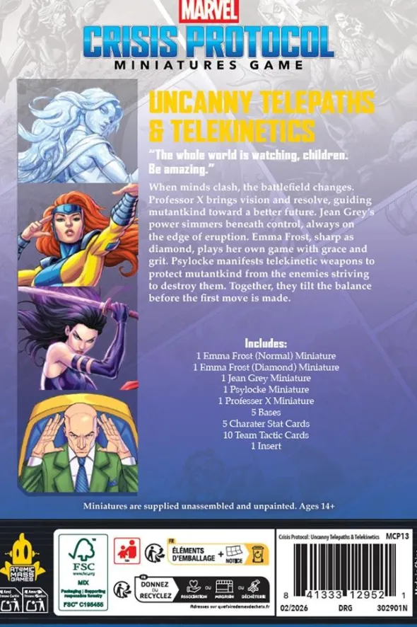 Marvel: Crisis Protocol - Uncanny Telepaths & Telekinetics