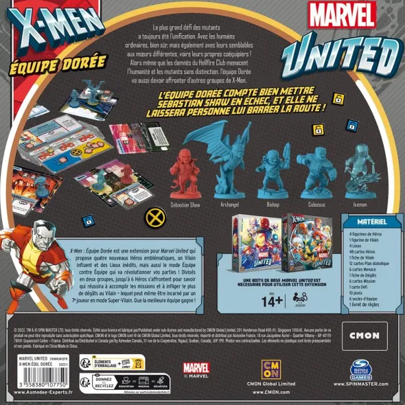 Marvel United - Equipe Dorée