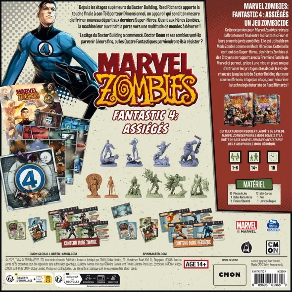 Marvel Zombies - Un Jeu Zombicide : Fantastic 4 : Assiégés
