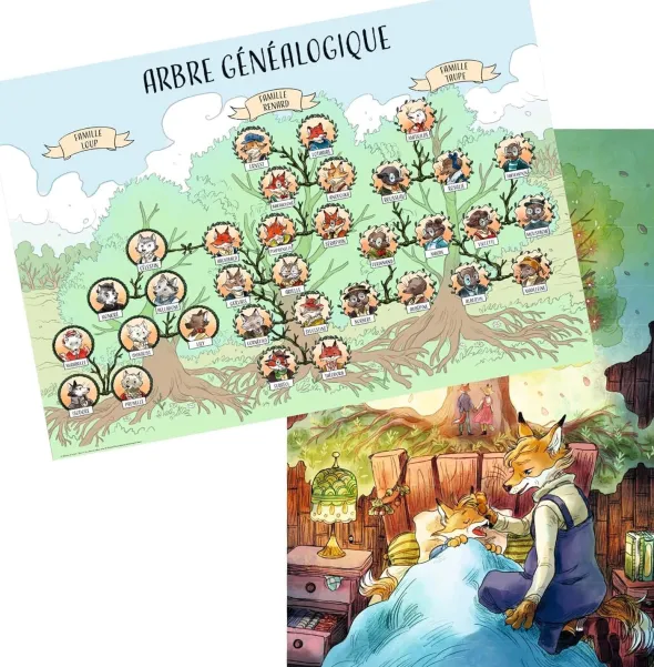 Maxi Puzzle - Mémoires de la forêt - 1000 pièces