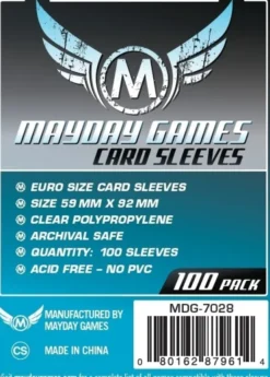 Mayday - Euro Sleeves - 59x92mm - 100p