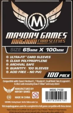 Mayday - Magnum Large Sleeves - 65x100mm - 100p