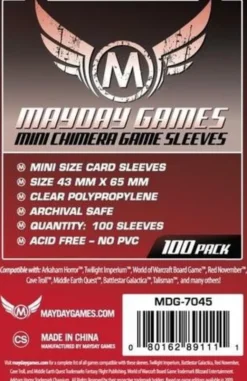 Mayday - Mini Chimera Sleeves - 43x65mm - 100p