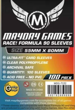 Mayday - Race! Formula 90 - Card Game Sleeves - 55x80mm - 100p