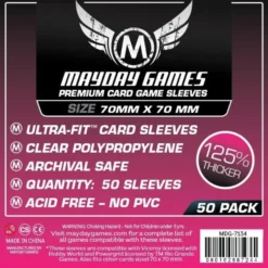 Mayday - Square Sleeves - Small - Premium - 70x70mm - 50p