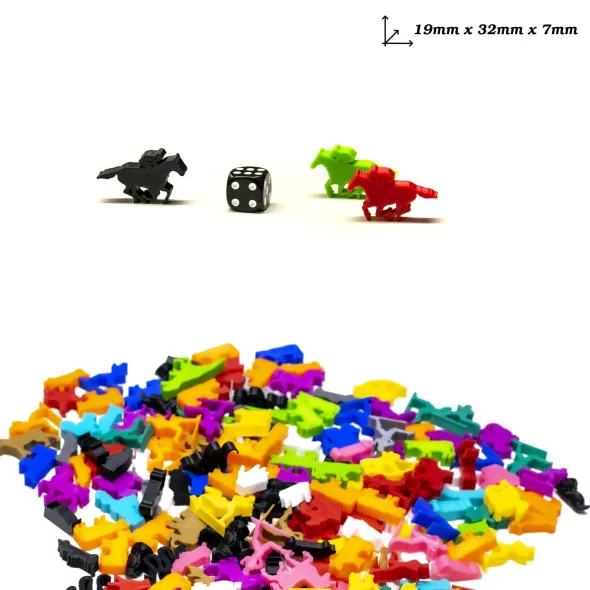 Meeple - Cavalier de course x5