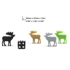 Meeple - Cerf x5