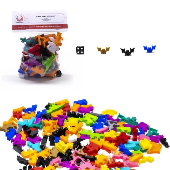 Meeple - Chauve-Souris x5