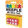 Meeple - D6 Dice Set - Red