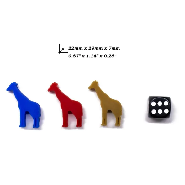 Meeple - Girafe x5