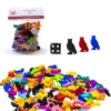 Meeple - Hiboux x5