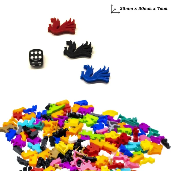 Meeple - Phénix x5