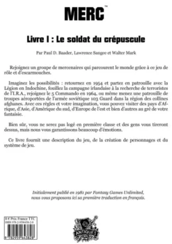 Mercenaires - Livre I : Le soldat du crépuscule