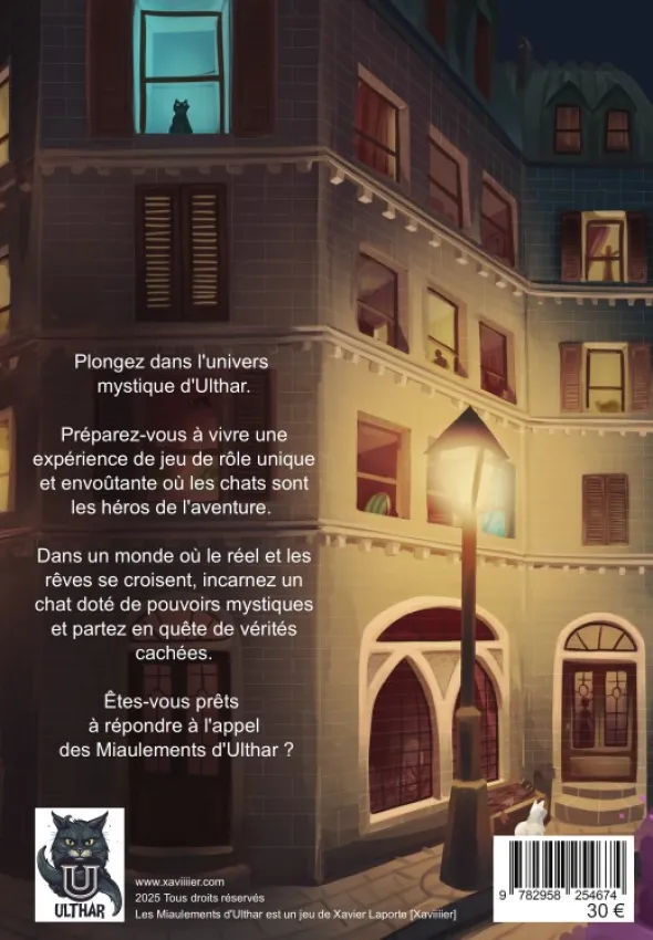 Miaulements d'Ulthar - livre des règles A5