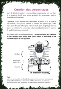Miaulements d'Ulthar - livre des règles PDF