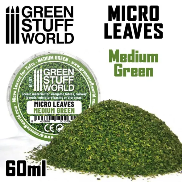 Micro Feuilles - Mélange Vert Moyen
