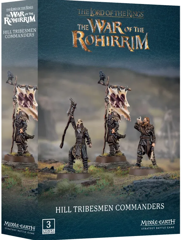 Middle Earth Strategy Battle Game - The War of the Rohirrim : Hill Tribesmen Commanders