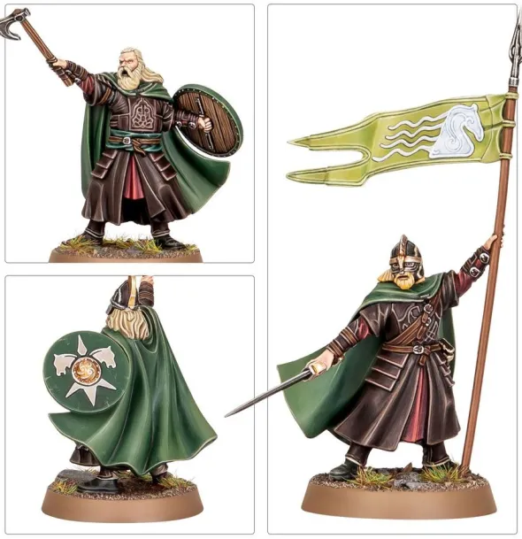 Middle Earth Strategy Battle Game - The Lord of the Rings : Warriors of Rohan Commanders