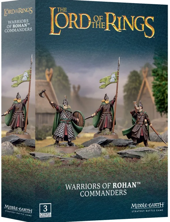 Middle Earth Strategy Battle Game - The Lord of the Rings : Warriors of Rohan Commanders