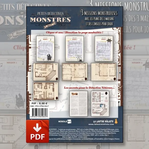 3 missions monstrueuses pour Petits Détectives de Monstres - PDF