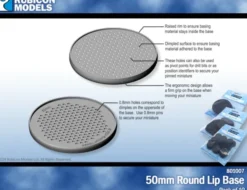 50mm Round Bases