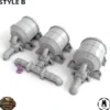 Modular Sci-fi Oil Silos - Wargame Scenery
