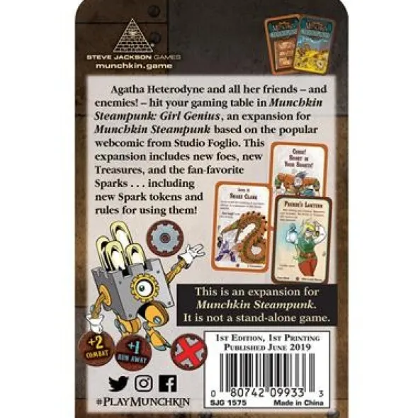 Munchkin Steampunk: Girl Genius