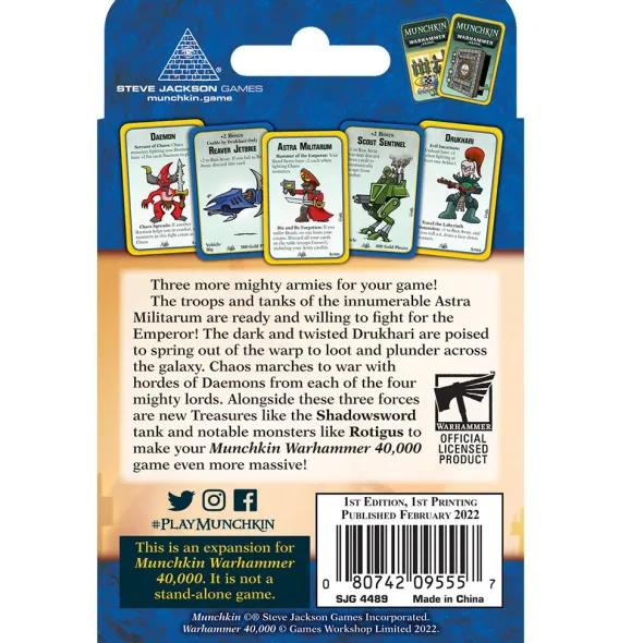 Munchkin Warhammer 40,000: Rank and Vile