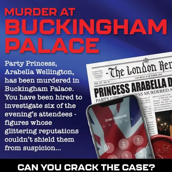 Murder Mystery Cases: Murder at Buckingham Palace
