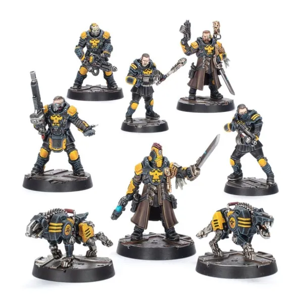 Necromunda : Palanite Enforcer Captains & Sergeants
