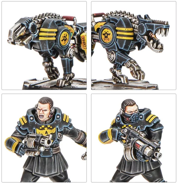 Necromunda : Palanite Enforcer Captains & Sergeants