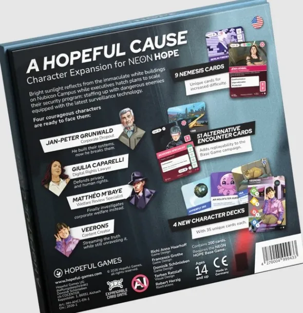 NEON HOPE: A Hopeful Cause - Character Expansion