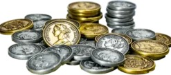 Obsession Board Game: Metal Coins