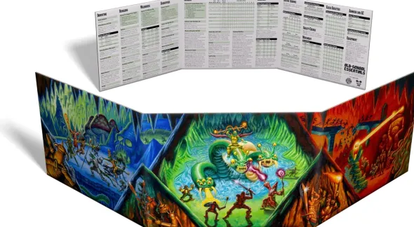 Old-School Essentials Deluxe Referee's Screen - Benjamin Marra Edition