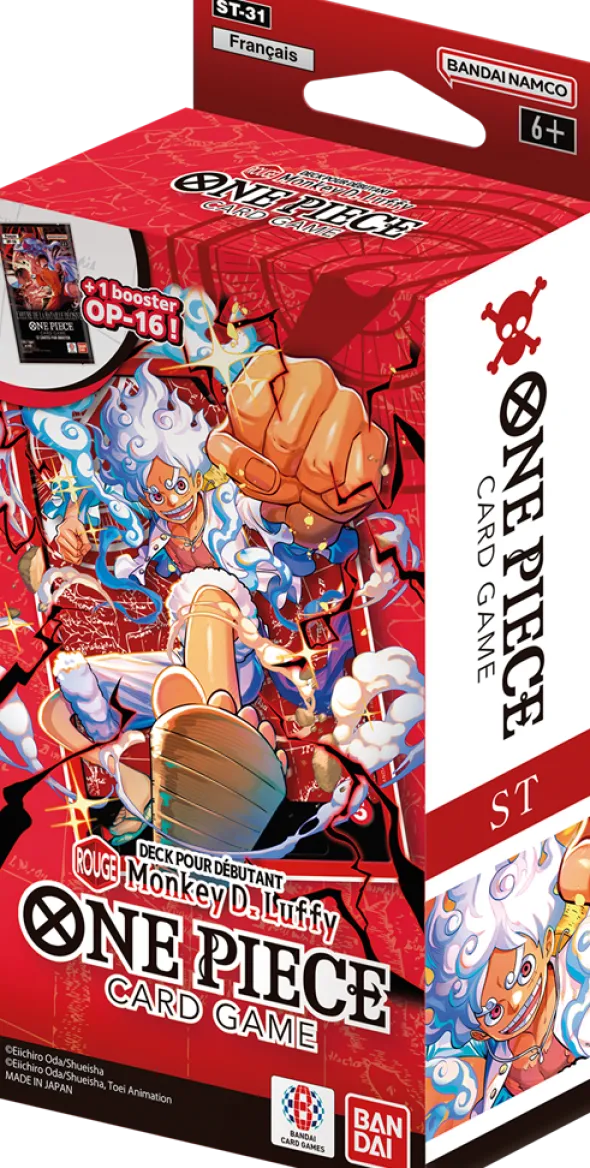 One Piece Le Jeu de Cartes : Deck pour Débutant 31 - Monkey D. Luffy