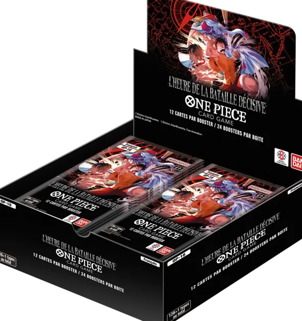 One Piece Le Jeu de Cartes - OP16 L'Heure de la Bataille Décisive - Boite de 24 Boosters
