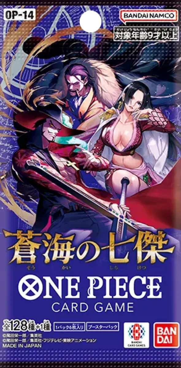 One Piece The Card Game - OP14 - The Azure Sea's Seven - Chinese Display
