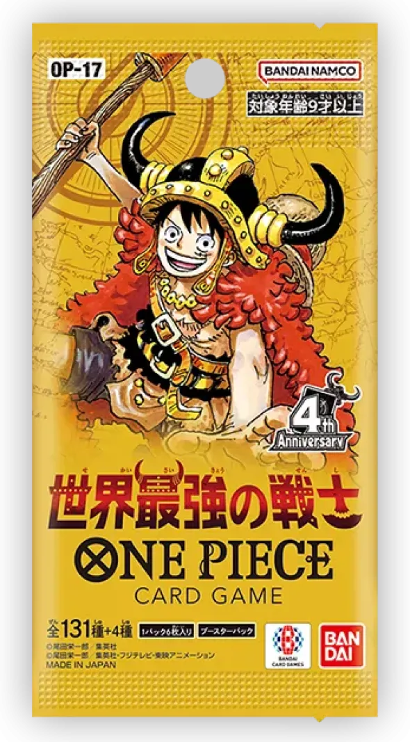 One Piece Trading Card Game - OP-17 The World’s Strongest Warriors - Booster Japonais