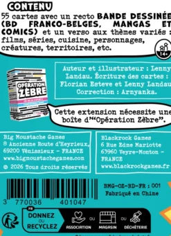 Opération Zèbre - Extension BD