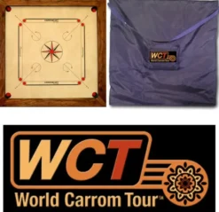 Pack Carrom W.C.T. Champion 88cm - Avec housse