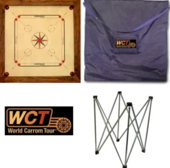 Pack Carrom W.C.T. Champion 88cm - Complet