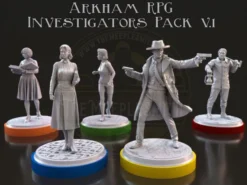 Pack d'Investigateurs compatible Arkham JDR - Version 1