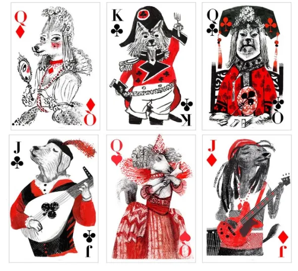 Pack of Dogs Playing Cards