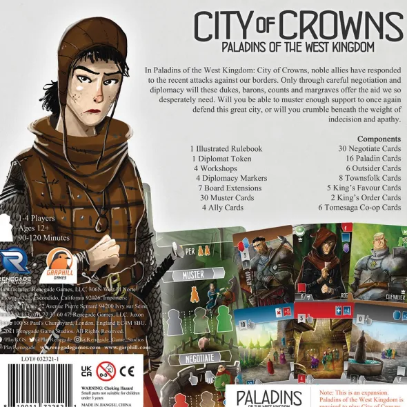 Paladins of the West Kingdom: City of Crowns
