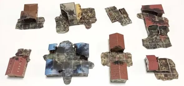 Panzer Strike: Western Front - Destroyed Buildings