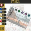 Parks - Feuille de score réinscriptible