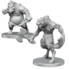Pathfinder Battles Deep Cuts Unpainted Miniatures: Werewolf & Wereboar
