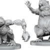Pathfinder Battles Deep Cuts Unpainted Miniatures: Boggard Scout & Castoroides
