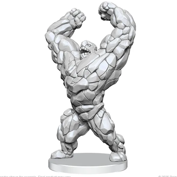 Pathfinder Battles Deep Cuts Unpainted Miniatures: Living Landslide & Living Wildfire