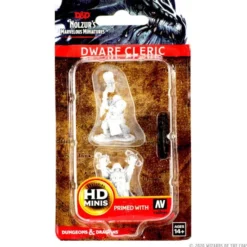 Pathfinder Deepcuts Unpainted Miniatures: Dwarf Cleric